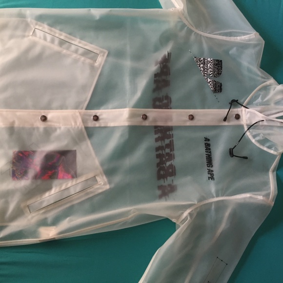Clear Hoodie Jacket Mens - Bathing Ape - Picture 4 of 7